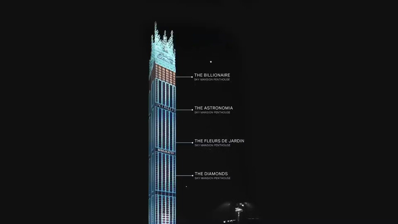 Burj Binghatti Jacob & Co — Sky Mansion